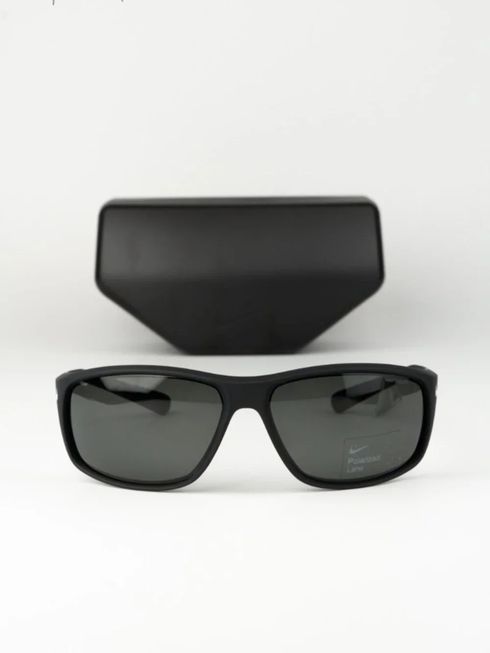 Nike Men Sunglasses Black Grey Polarized Wraparound ADRENALINE P FQ4604 095 NEW